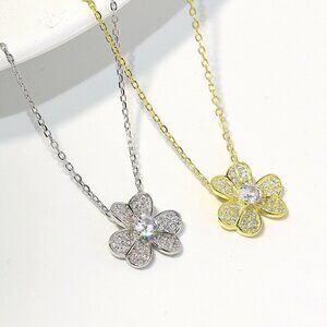 FRIVOLE  STERLING SILVER  AAAA CZ NECKLACE